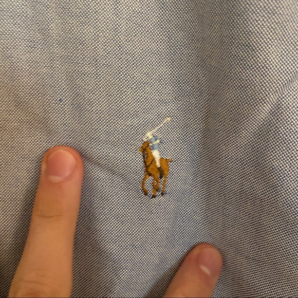 BARELY WORN Polo by Ralph Lauren button up,Size XL - Picture 3 of 4